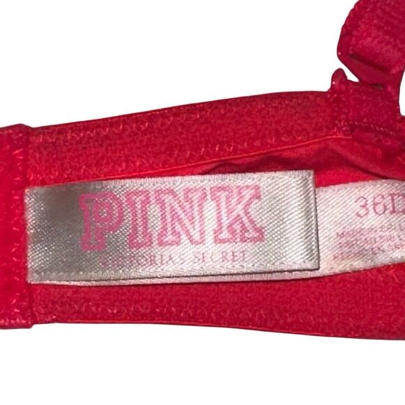 Victoria’s Secret 36D Wear Everywhere Push Up Convertible Bra Hot Pink - Picture 3 of 10